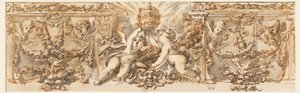 Dekoration av en fris av Filippo Marchionni