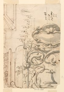 Teckning, Skisser, ca 1750