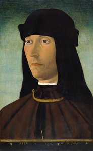 Porträtt av Alessandro de Richao, efter 1491