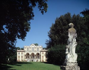 Utsikt över Villa Mansi