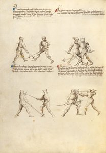 Strid med Pollaxe av Fiore Furlan dei Liberi da Premariacco