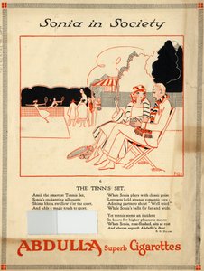 Abdulla cigaretter, 1920-talet av Fish