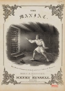 The Maniac (omslag med noter) av Fitz Henry Lane