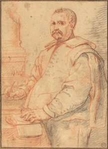 En lärd skrift av Flemish 17th Century