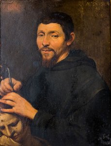 En präst som utför trepanoperationen av Flemish School