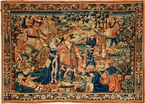 flamländsk gobeläng. 1500-talet. av Flemish School