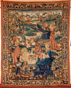 flamländsk gobeläng. 1500-talet. av Flemish School