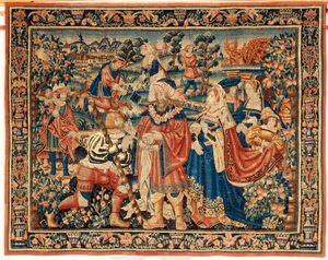 flamländsk gobeläng. 1500-talet. av Flemish School