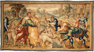 flamländsk gobeläng. 1600-talet. av Flemish School