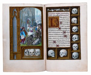 Folios från Rothschilds timbok, Gent eller Brygge, c.1505 av Flemish School