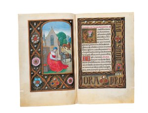 Folios från Rothschilds timbok, Gent eller Brygge, c.1505 av Flemish School