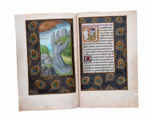 Folios från Rothschilds timbok, Gent eller Brygge, c.1505 av Flemish School