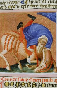Ms Gen 1111 Page från Legenda Aurea, Brygge, c.1400-10 av Flemish School
