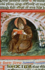 Ms Gen 1111 Page från Legenda Aurea, Brygge, c.1400-10 av Flemish School