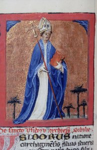 Ms Gen 1111 Page från Legenda Aurea, Brygge, c.1400-10 av Flemish School