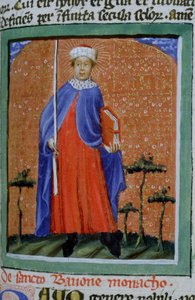 Ms Gen 1111 Page från Legenda Aurea, Brygge, c.1400-10 av Flemish School