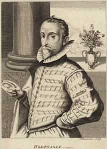 Porträtt av Joris Hoefnagel av Flemish School