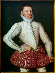 Porträtt av en gentleman Målning av den flamländska skolan under andra hälften av 1500-talet. Sol 0,37x0,27 m av Flemish School