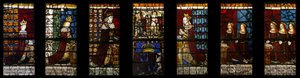 Kungafamiljen av Edward IV in situ, ca 1480 (målat glas) av Flemish School