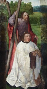 Saint Andrew och donator, Saint James [2 paneler]