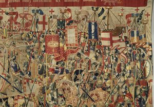 Gobeläng som visar erövringarna av kung Alfonso V av Portugal av Flemish School