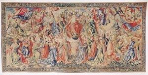 The Last Judgement: The Redemption of Man, Bryssel Workshop, 1400-1500-talet av Flemish School