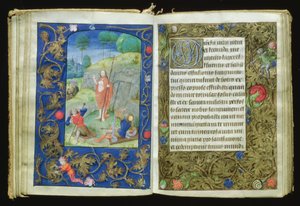 The Resurrection, miniatyr från Stafford Prayer Book av Flemish School