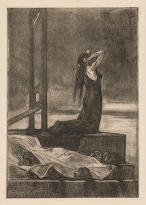 Dödsstraff: dödens smärta (Todesstrafe: La peine de mort) av Félicien Rops