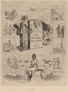 Frontispice: The Drags of Society (Les bas-fonds de la societe) av Félicien Rops