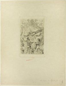Frontispice till La messe de Gnide av Félicien Rops