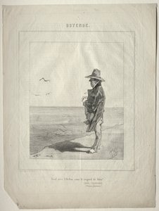 Oostende. Ensam med havet under Guds blick!. av Félicien Rops