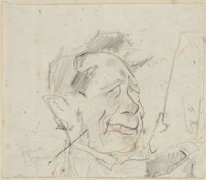 Skiss av Ferdinand Marinus av Félicien Rops