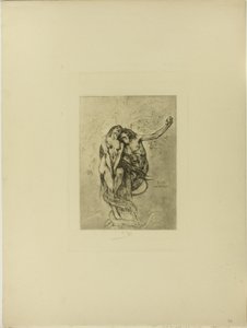 Frestelse eller äpple av Félicien Rops