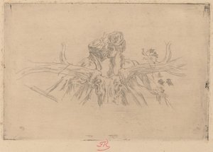 Maris tåg Le train de Maris. av Félicien Rops