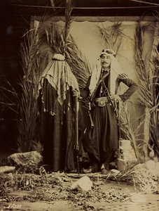 Album Damas et Baalbek : Syriskt par i traditionella kläder