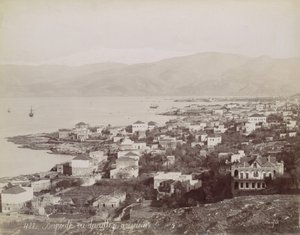 Beirut. Sett från American College, ca. 1870. av Félix Bonfils