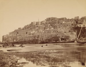 Jaffa, Allmän vy från havet - Palestina av Félix Bonfils