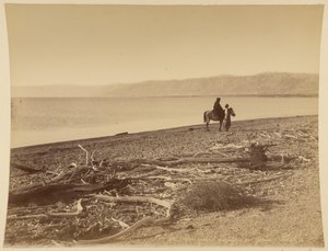 Döda havet och Judéens berg, Palestina av Félix Bonfils