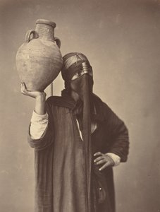 Vattenbärare i Kairo, ca. 1870. av Félix Bonfils