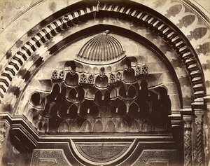 Relief av en nisch, Egypten av Félix Bonfils