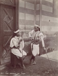 Känner löpare i Kairo, 1870-talet. av Félix Bonfils