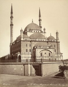 Muhammad Alis moské, känd som Alabastermoskén, i Kairo, Egypten