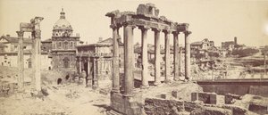 [The Roman Forum], ca. 1870-talet. av Félix Bonfils