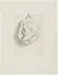Profilporträtt av Charles Meryon av Félix Henri Bracquemond