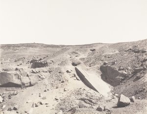Aswan Syene, Granitbrott - Old Extraction System, 1851-52, tryckt 1853-54.