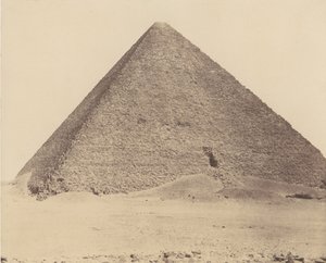 Djizeh Necropolis of Memphis, Pyramid of Cheops Great Pyramid, 1851-52, tryckt 1853-54.