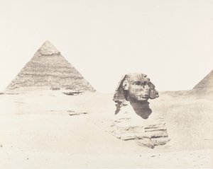 Djizeh Necropolis of Memphis, Sphinx and Pyramids, 1851-52, tryckt 1853-54.