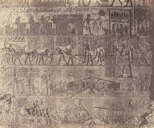 El-Kab éléthya, Hypogeisk arkitektur - Phapés grav - Sculptu..., 1851-52, tryckt 1853-54.
