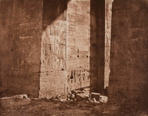 Första pylonen - fransk inskription ristad på den östra gränsen vid punkt H, ön Fila (Philae)