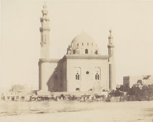 Le Kaire, moskén av Sultan Haçan le Tombeau, 1851-52, tryckt 1853-54. av Félix Teynard